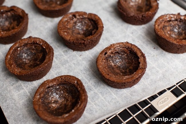 How to Make Brownie Cups from thelittlekitchen.net