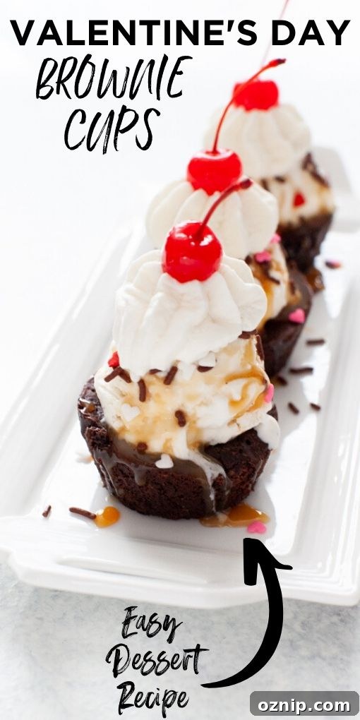 Brownie Cups from thelittlekitchen.net