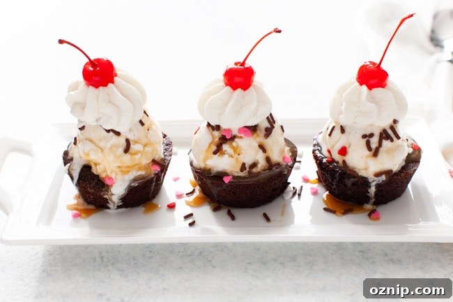 Brownie Cups from thelittlekitchen.net