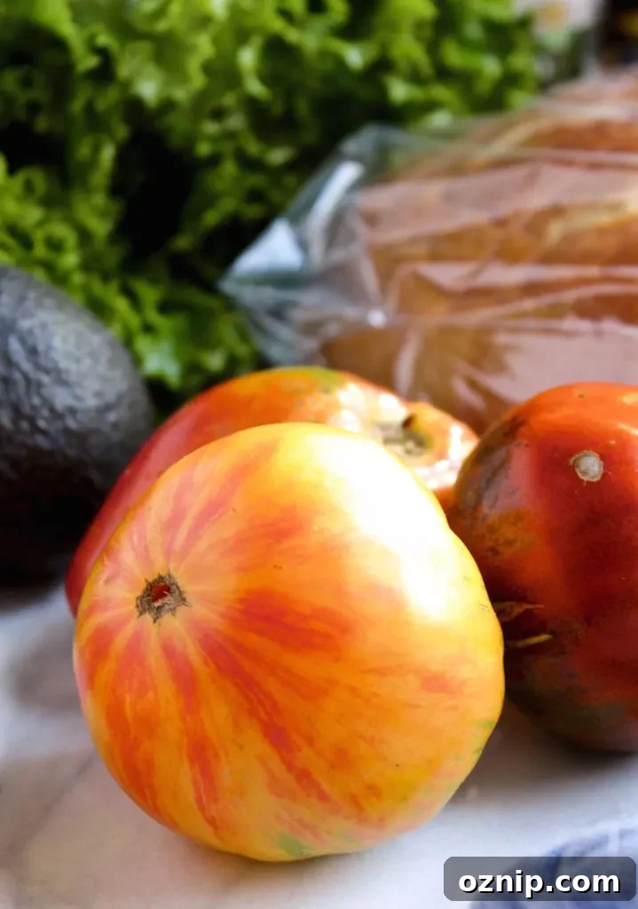 heirloom tomatoe close up
