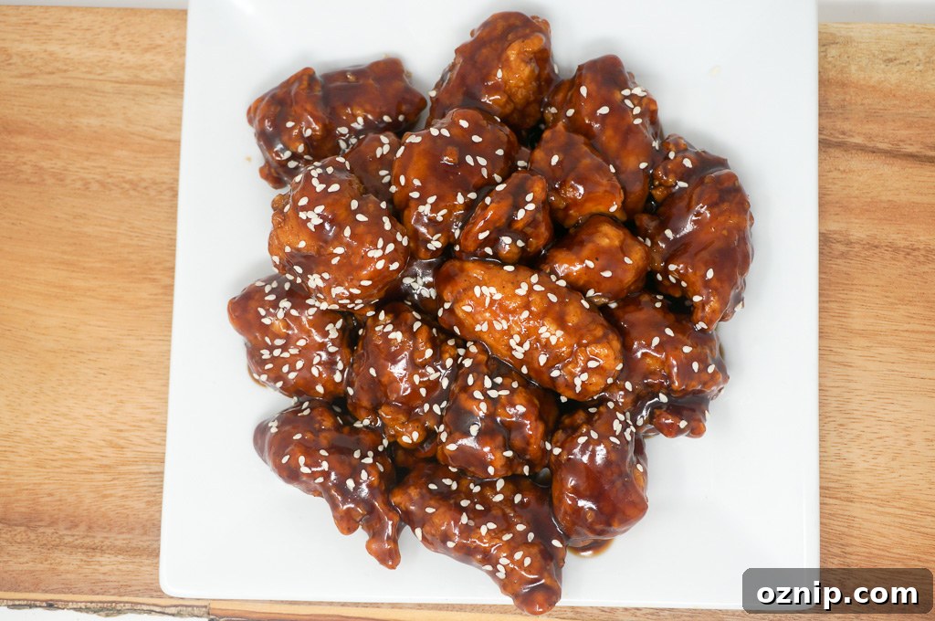 Honey Sesame Popcorn Chicken: Air Fryer or Oven Recipe 3 Easy Sesame Chicken
