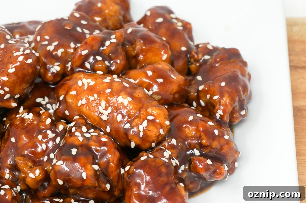 Honey Sesame Popcorn Chicken: Air Fryer or Oven Recipe 4 Easy Sesame Chicken