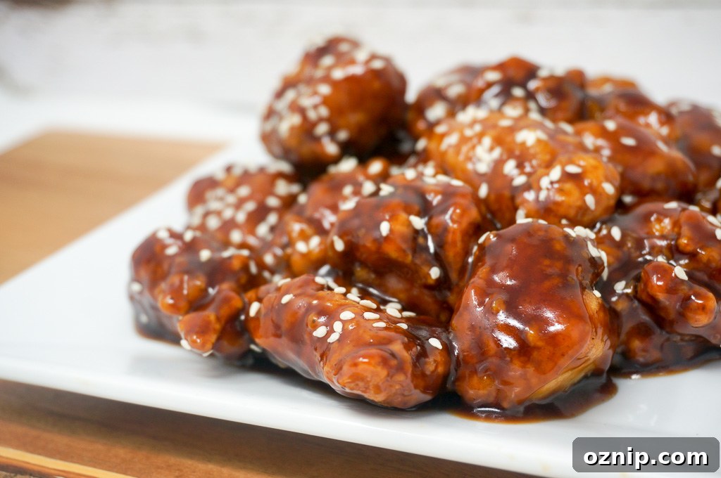 Honey Sesame Popcorn Chicken: Air Fryer or Oven Recipe 6 Easy Sesame Chicken