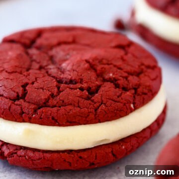 Chewy Red Velvet Cake Mix Cookies Recipe 15 Red velvet cake cookie sandwich.