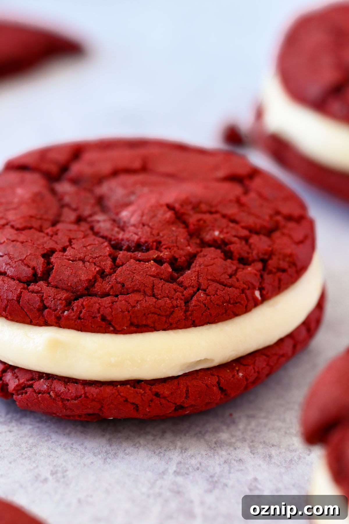 Chewy Red Velvet Cake Mix Cookies Recipe 10 Red velvet cake cookie sandwich.