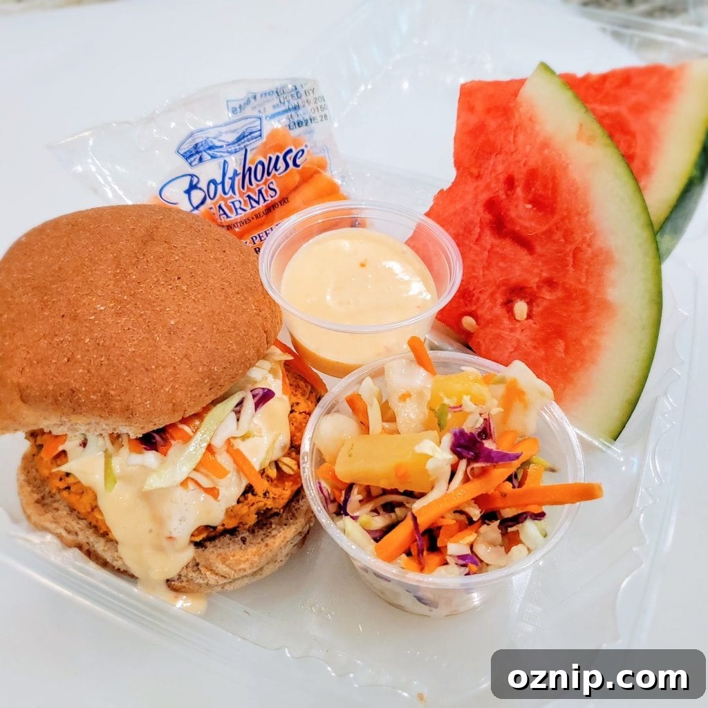 Thai Basil Lentil Burger