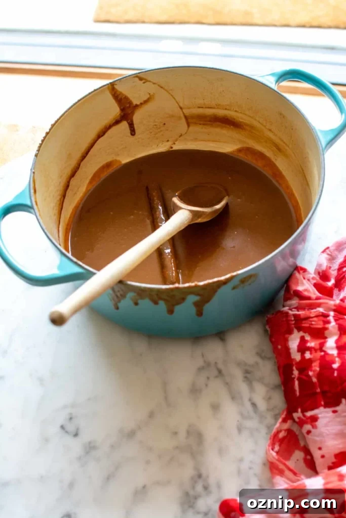 Homemade cajeta sauce in a jar