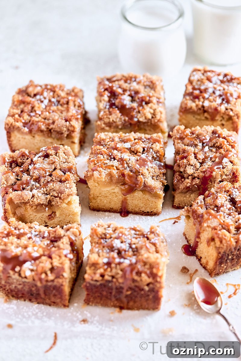 Caramel Apple Coffee Cake