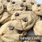 Chewy Chocolate Chip Cookies with Crispy Edges 8 chocolate chip cookies