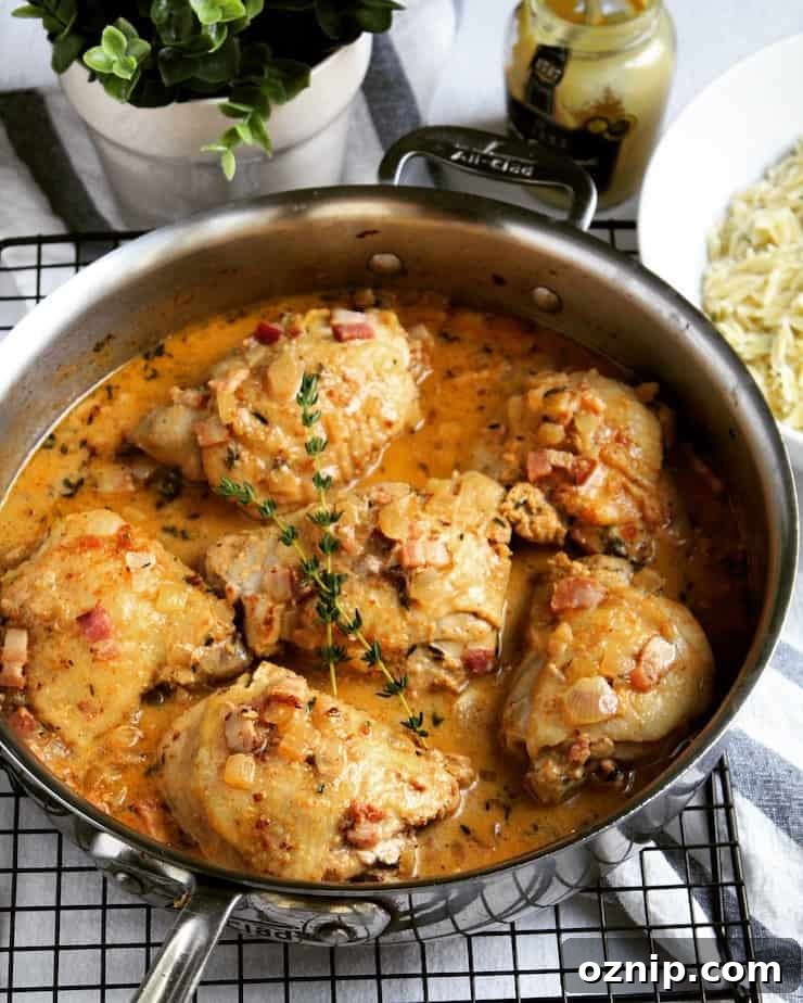 Chicken in Mustard Sauce