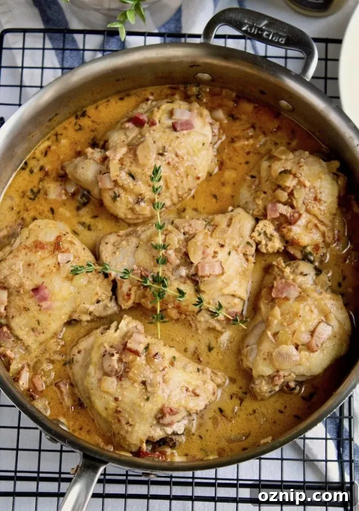 Chicken in Mustard Sauce