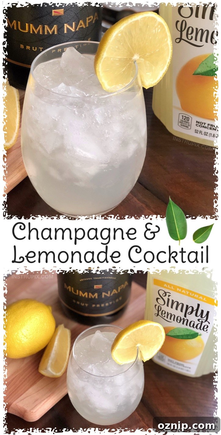 8 Unexpected Ways to Enjoy Wine 18 Champagne and lemonade cocktail