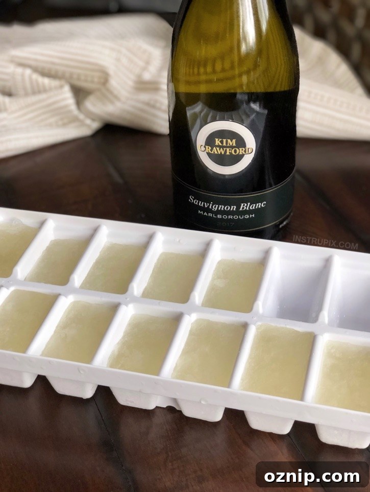 8 Unexpected Ways to Enjoy Wine 6 Wine cubes with fruit