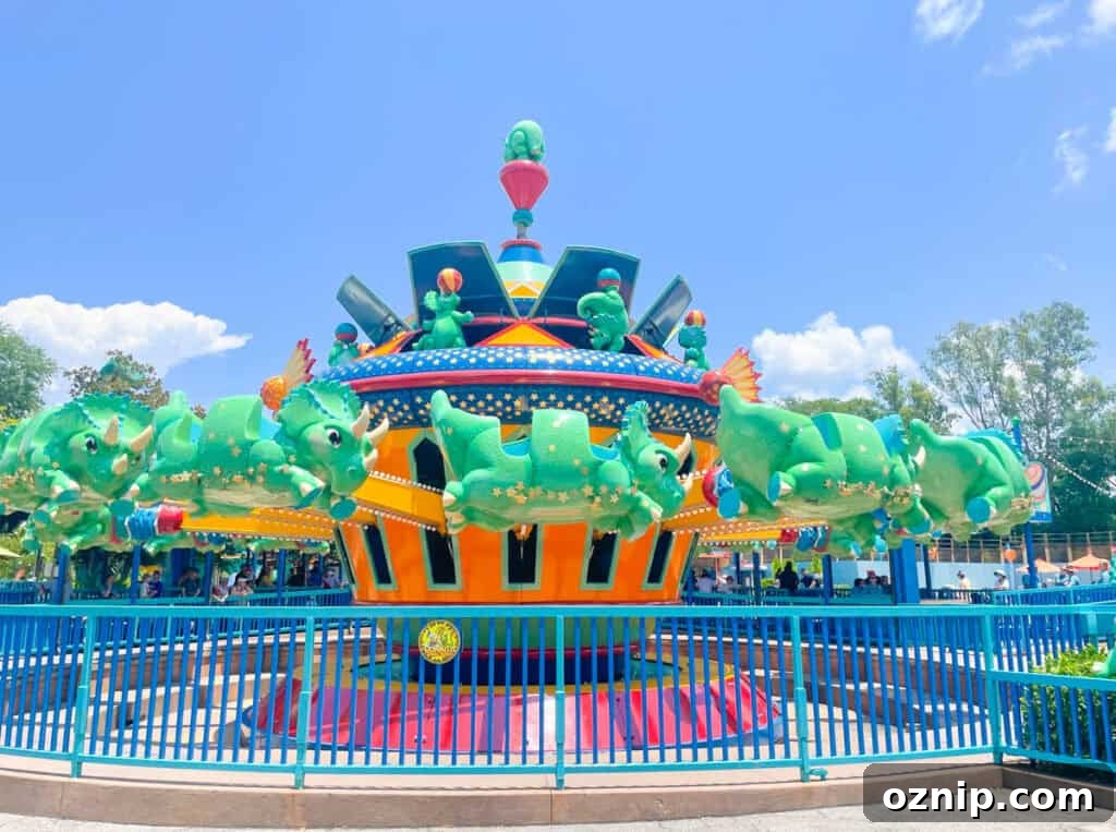 Must-Do Rides at Disney's Animal Kingdom 5 TriceraTop Spin at Animal Kingdom.