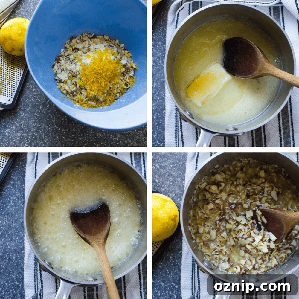 steps for making florentine batter.
