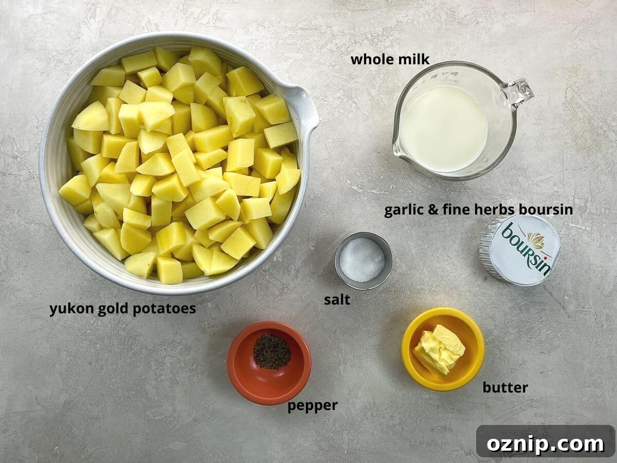 ingredients in bowls