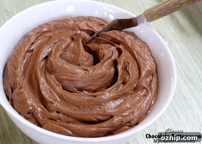 Amazing Classic Chocolate Buttercream Recipe by MyCakeSchool.com! This is the perfect Chocolate Frosting, and so simple to make! Delicious Classic Chocolate Buttercream Frosting Recipe by MyCakeSchool.com! Online videos, tutorials, and recipes!