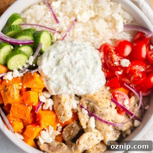 Chicken Gyro Bowls
