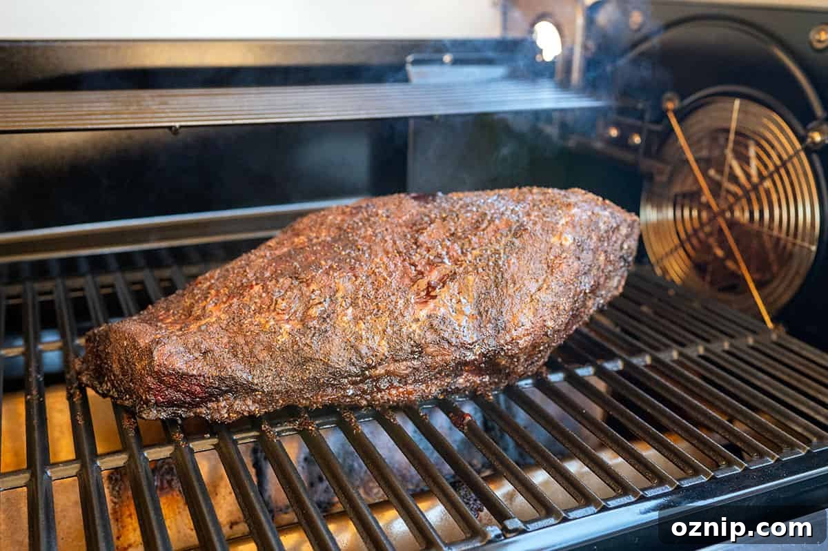 Smoked Brisket on the Ninja FlexFlame.