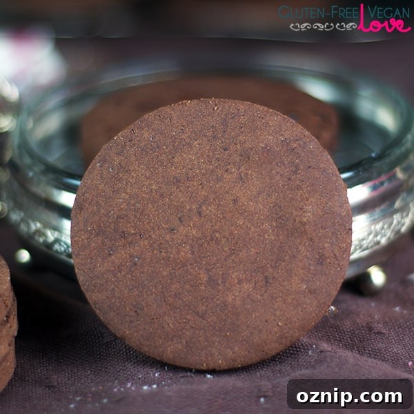 Perfect Gluten-Free Vegan Chocolate Cut-Out Cookies {Refined Sugar-Free}
