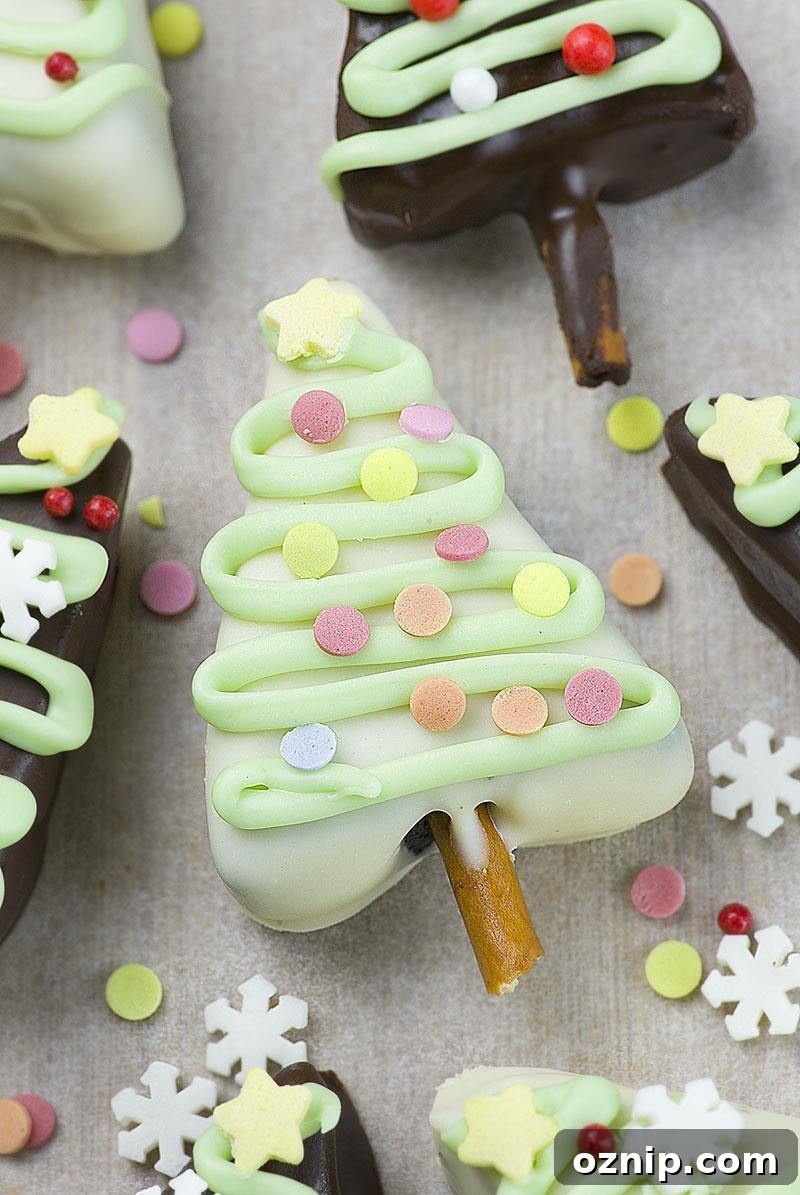 Christmas Tree Oreo Truffles are easy and fun holiday dessert recipe! Your favorite, three ingredients, Cream Cheese Oreo Truffles get festive makeover!!!