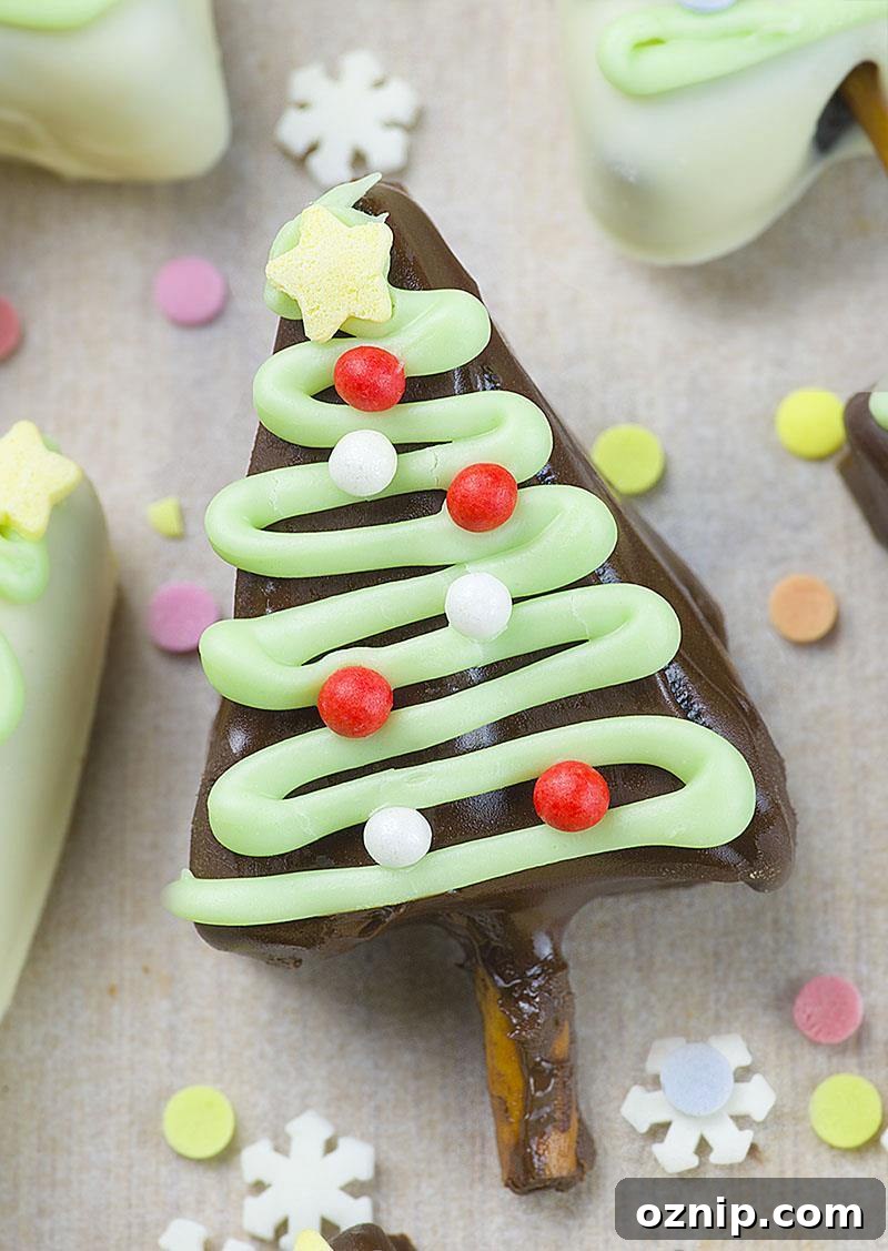 Christmas Tree Oreo Truffles are easy and fun holiday dessert recipe! Your favorite, three ingredient, Cream Cheese Oreo Truffles get festive makeover!!!