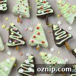 Photo of A bunch of Christmas Tree Oreo Truffles