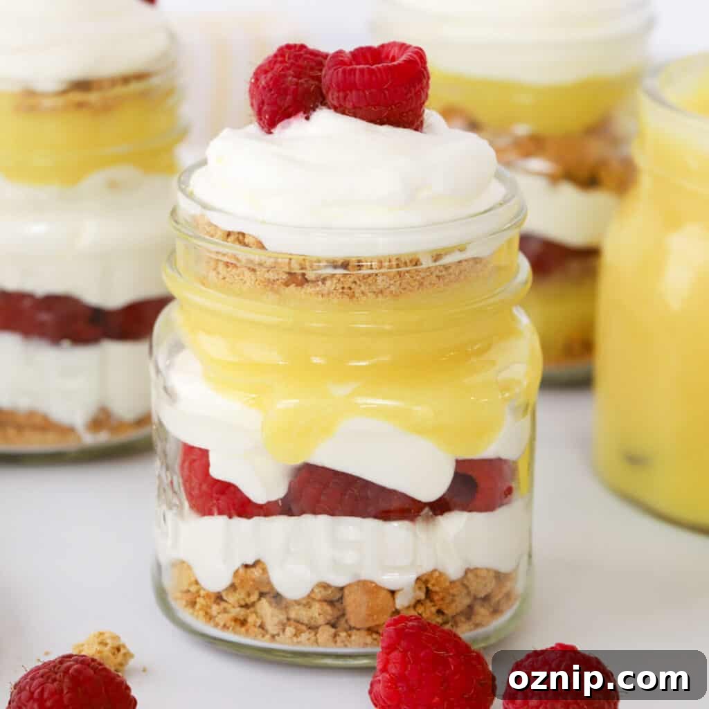 parfait recipe of lemon raspberry recipe, parfait raspberry and lemon dessert recipe.