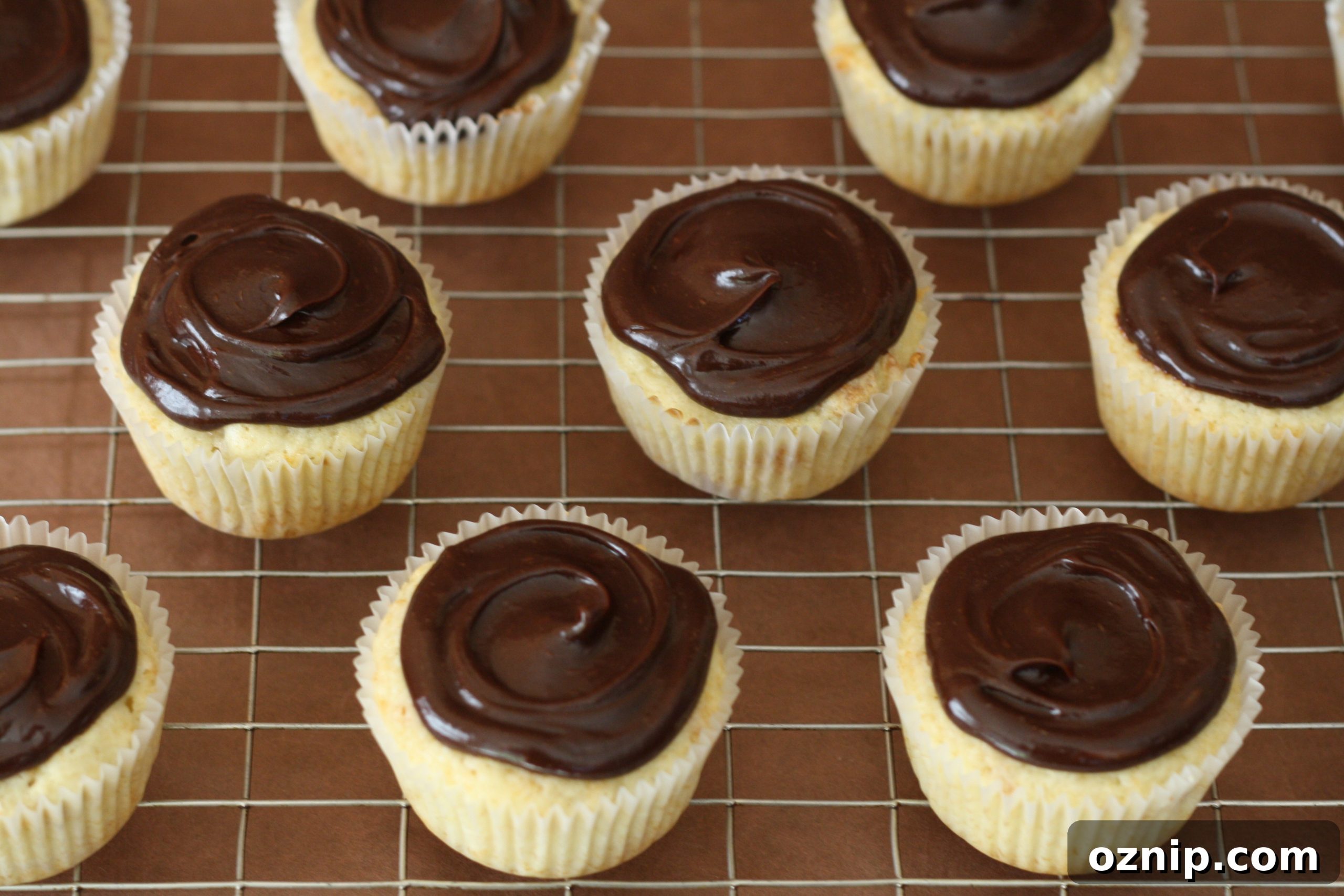 croissant cupcakes by butter me up, Brooklyn!, glazed