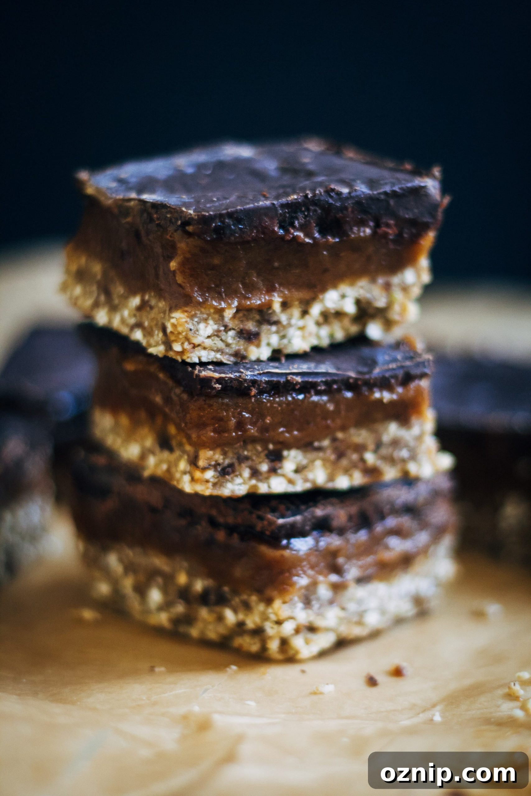 Raw Mocha Caramel Slice | Well and Full | #raw #vegan #recipe