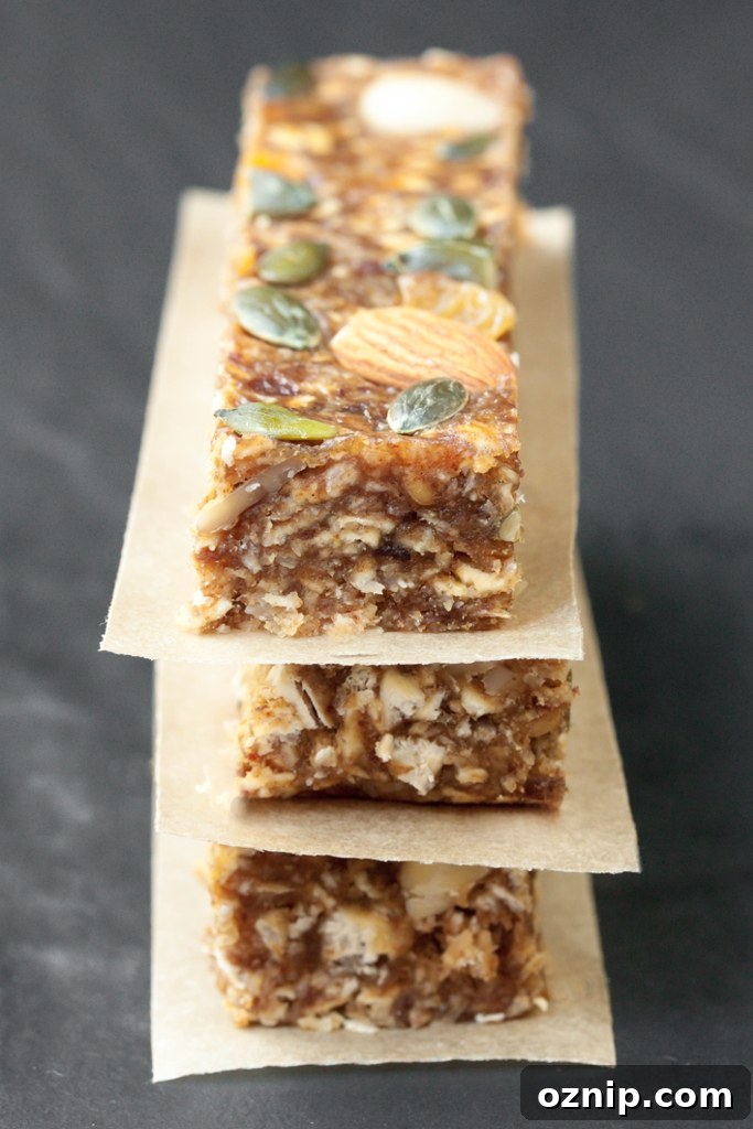 No-Bake Breakfast Bars