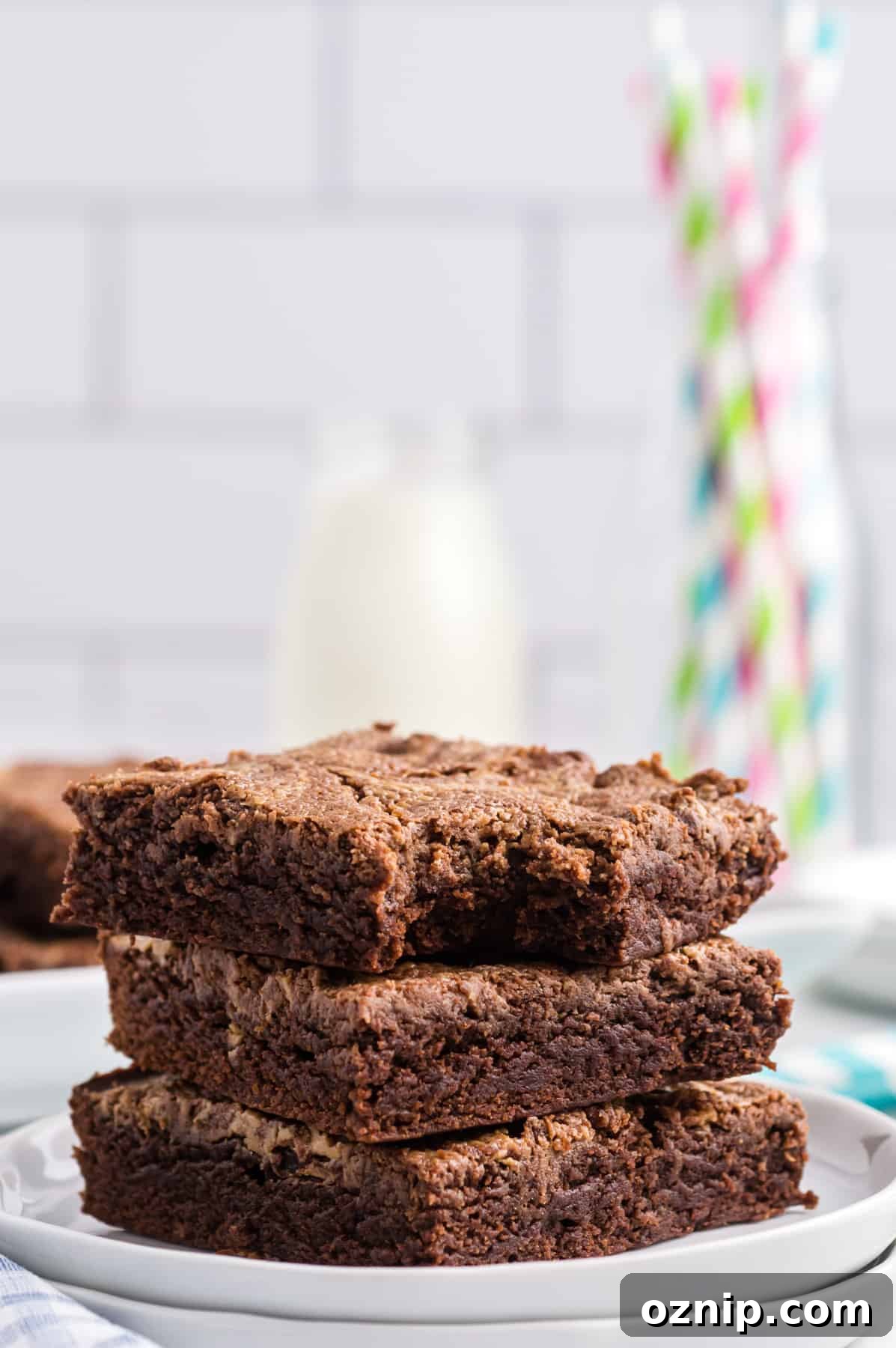 Peanut Butter Swirl Brownies