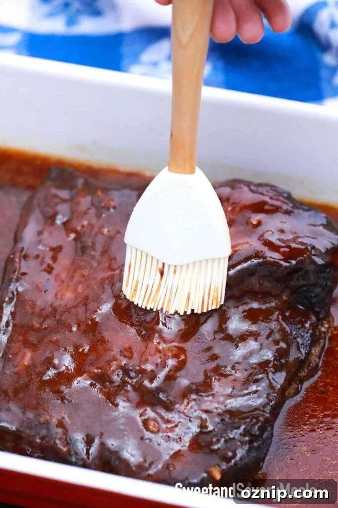 Tender Smoked Beef Brisket Recipe 5 beef brisket with barbecue sauce
