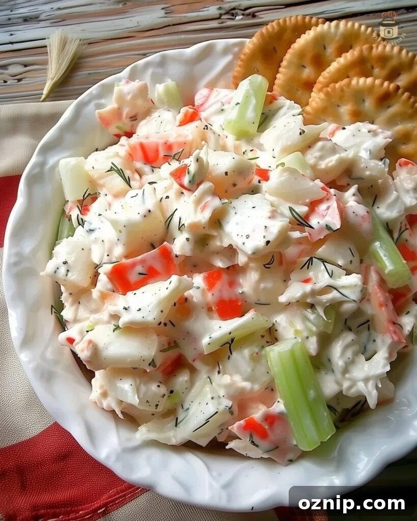 Crab Seafood Salad: A Taste of Freshness!