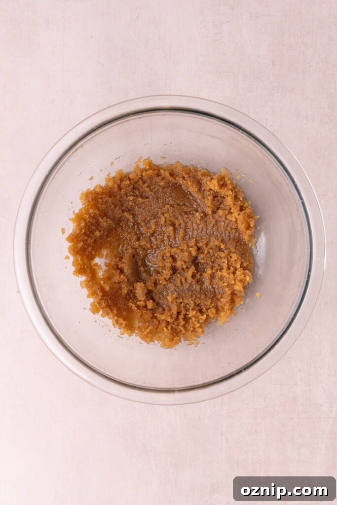 Buttery Crunch Cookies: Chewy Centers, Crispy Edges 6 Browned butter and brown sugar creamed together.