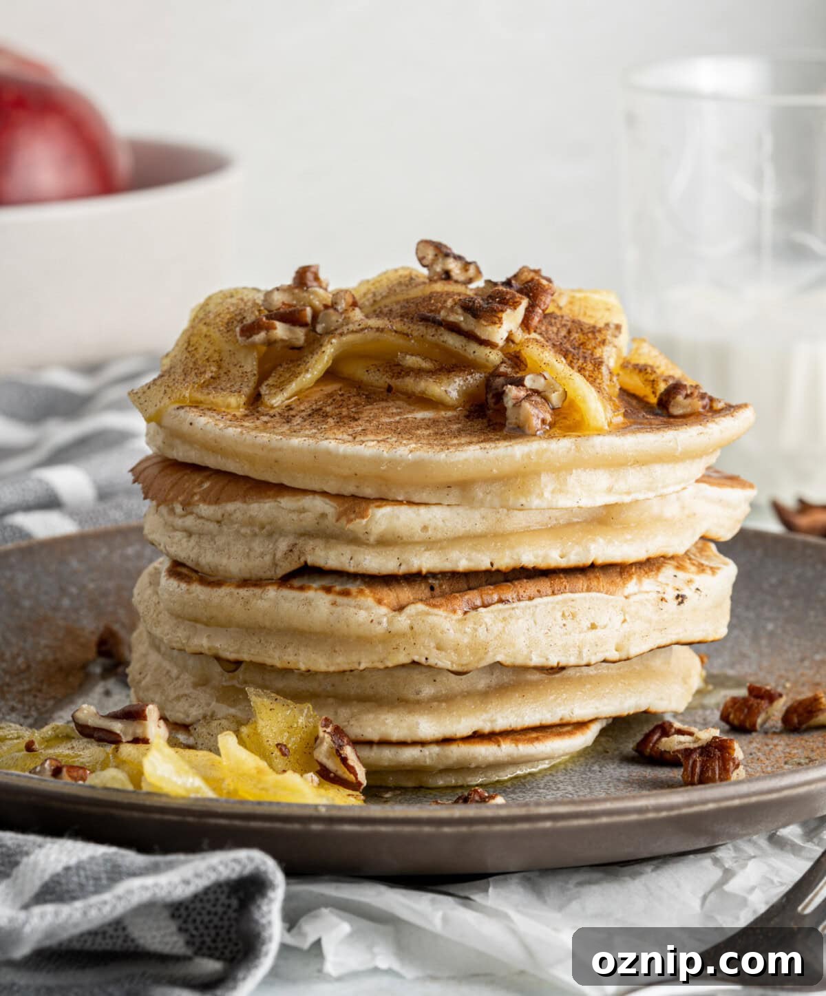 stack of Apple Pancakes