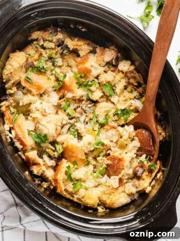 stuffing in crock pot