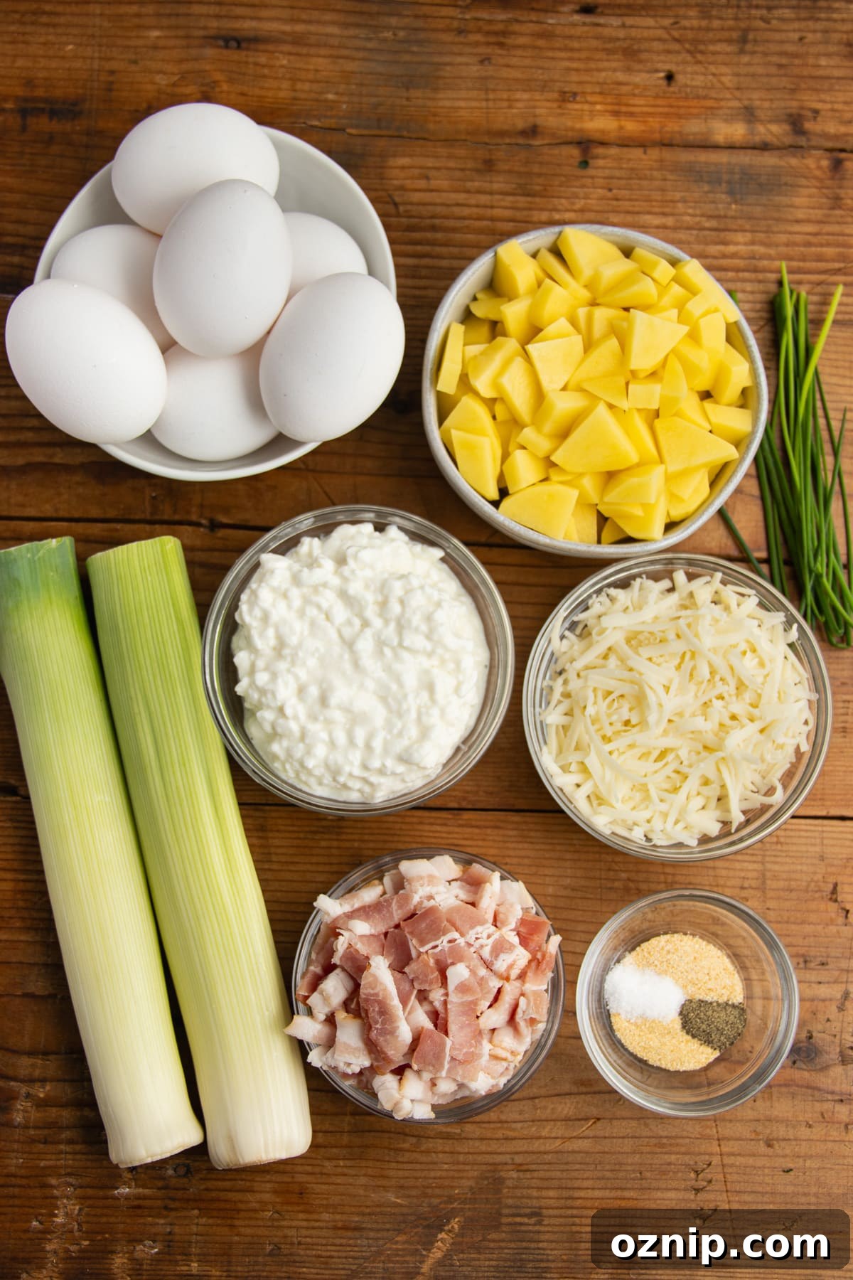 This is a picture of all the ingredients needed for this recipe.