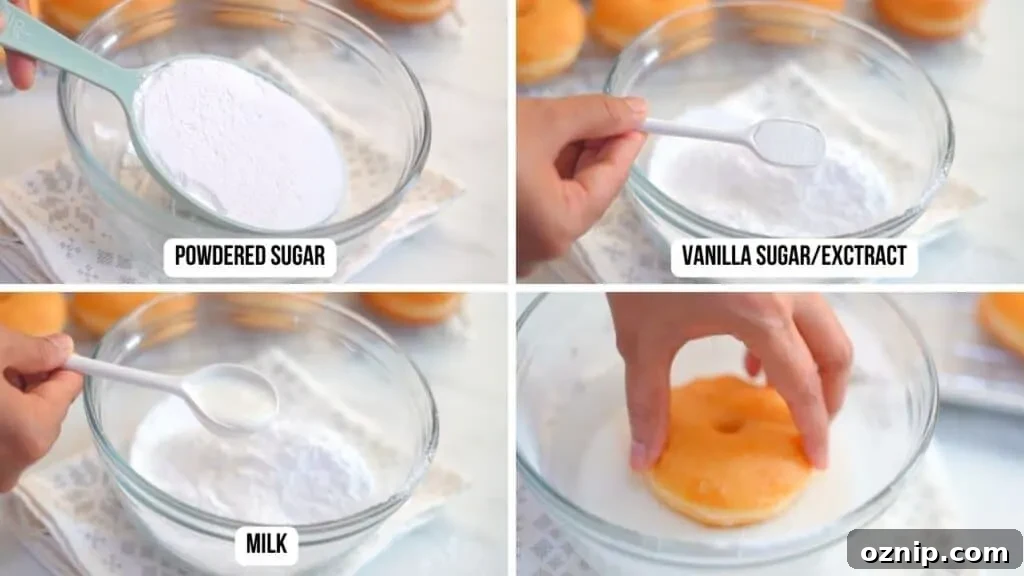 Fluffy Fried Doughnuts from Scratch 9 how to make glaze for doughnuts