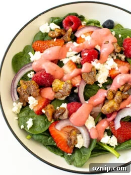 Slow Cooker Lasagna Recipe with Rich Meat Sauce 11 Berry Spinach Salad with Berry Balsamic Vinaigrette