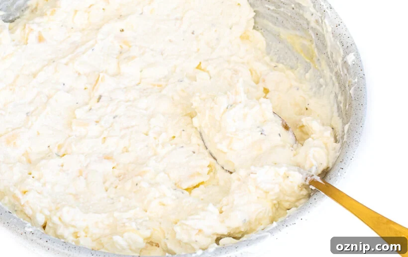 Slow Cooker Lasagna Recipe with Rich Meat Sauce 18 Ricotta cheese filling in a bowl
