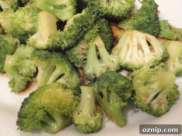 Stir Fried Broccoli with Oyster Sauce Ready to Eat