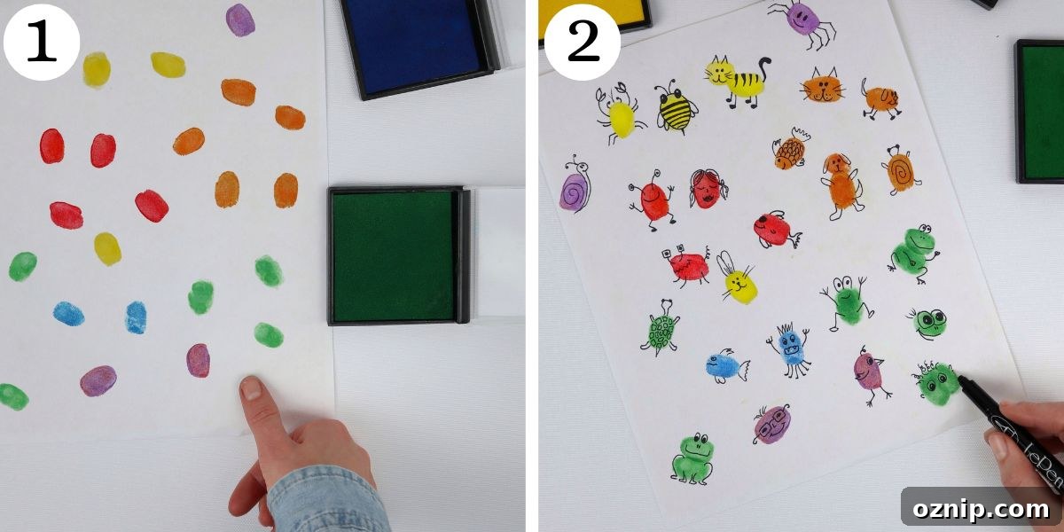 DIY Fingerprint Glass Magnets for Kids Keepsakes 5 DIY Fingerprint Glass Magnets Instructions 1-2