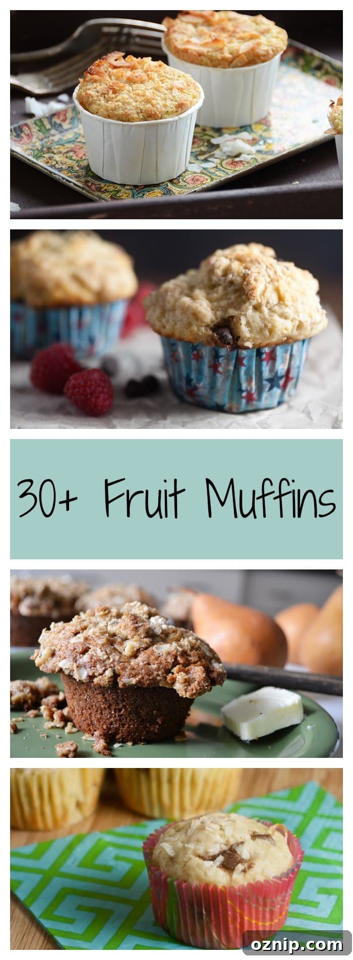 30+ Muffins with Fresh Fruit