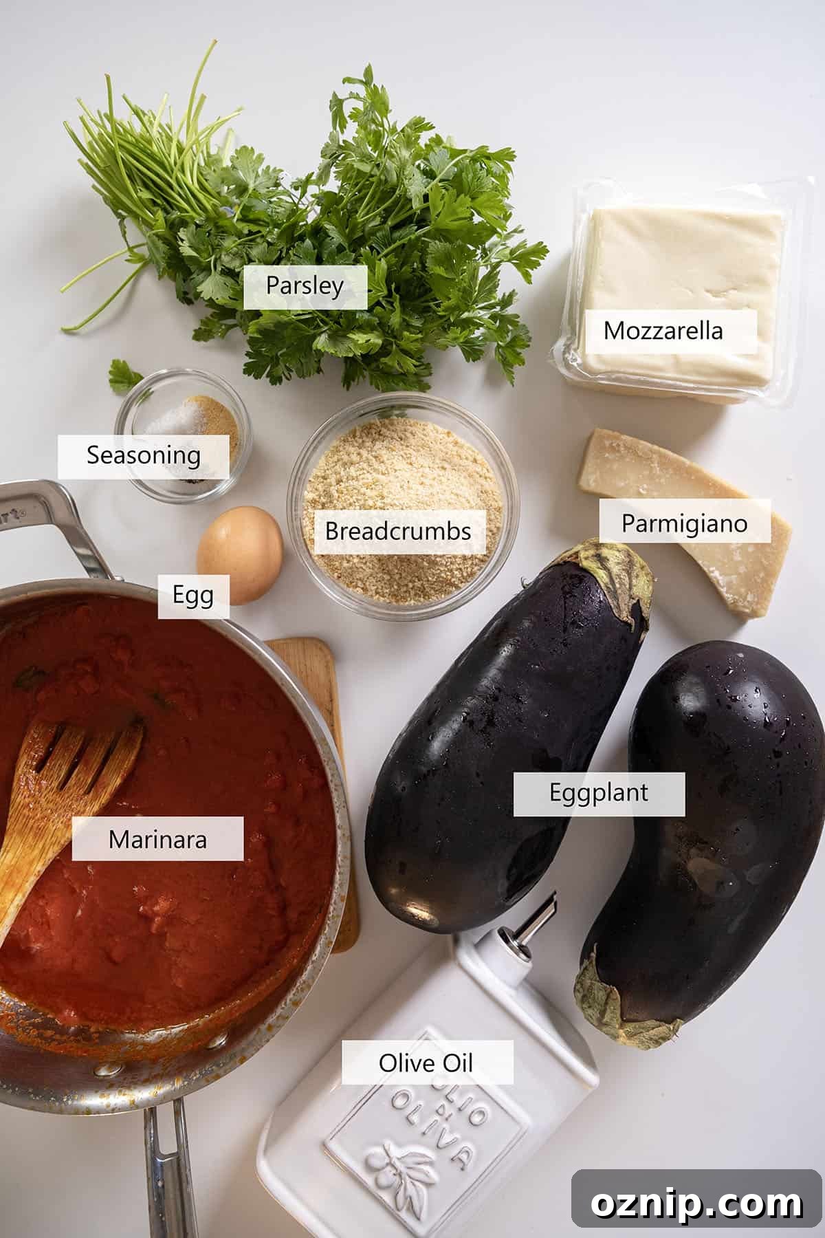 Ingredients for the recipe.