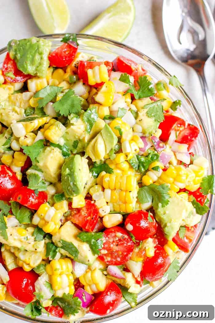 avocado corn salad