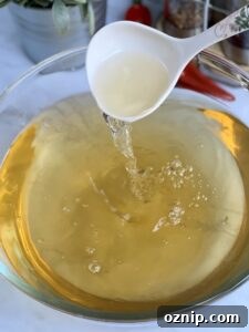Quick Dongchimi: Radish Water Kimchi Recipe 10 Plum syrup and brine for dongchimi