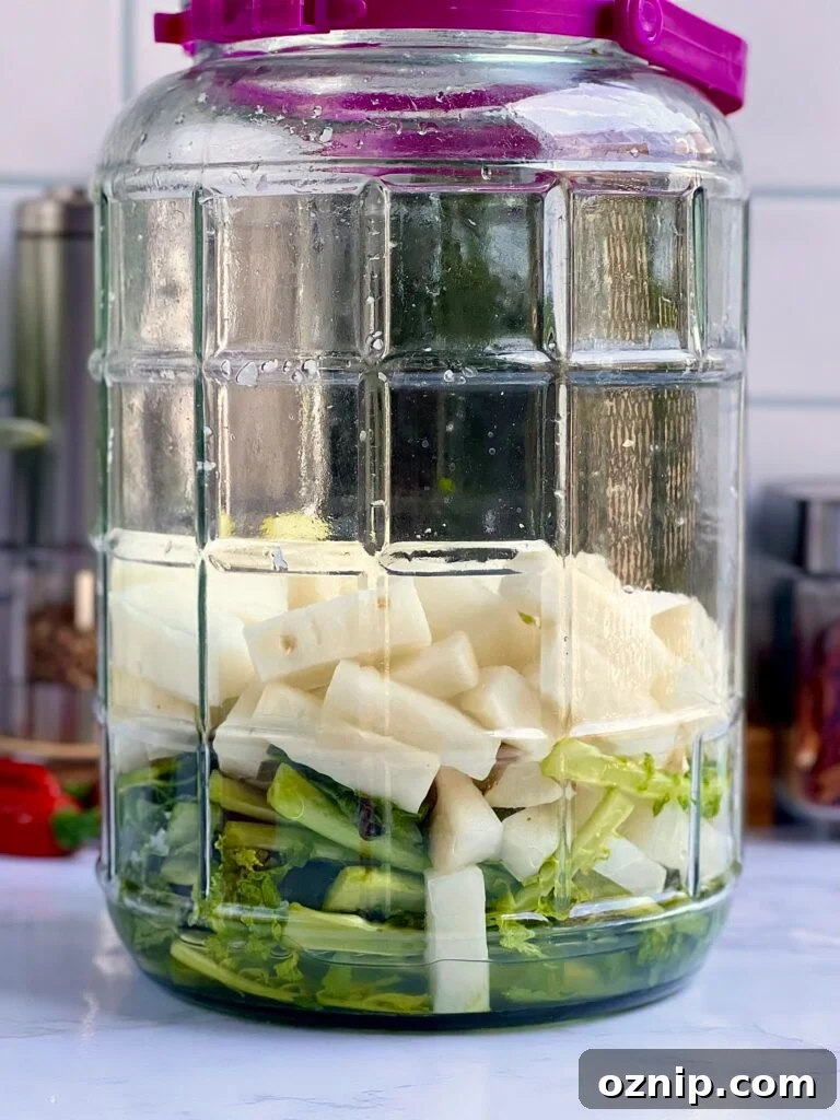 Quick Dongchimi: Radish Water Kimchi Recipe 3 Ingredients for dongchimi