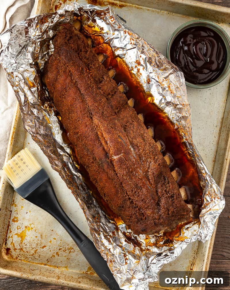 ribs cooked in the oven