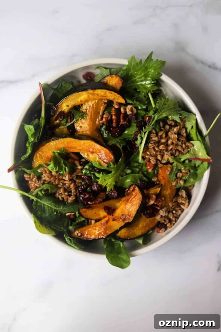 Roasted Acorn Squash Salad